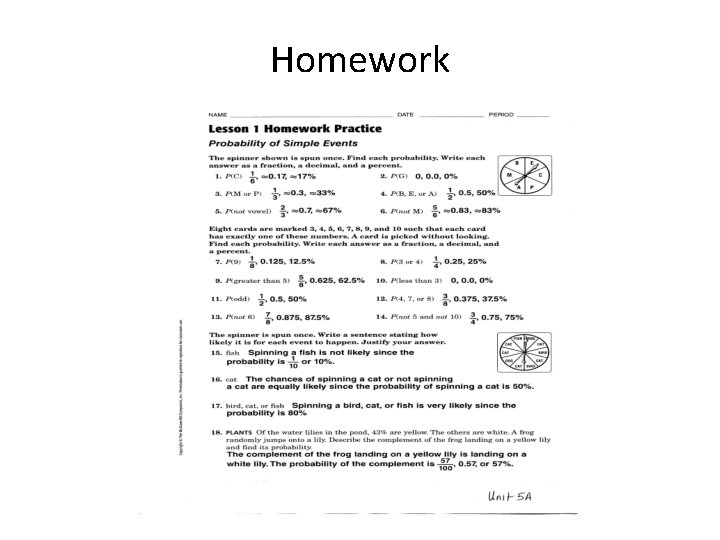 Homework Homework