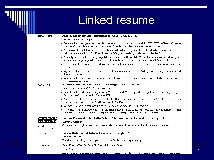 Linked resume 41 