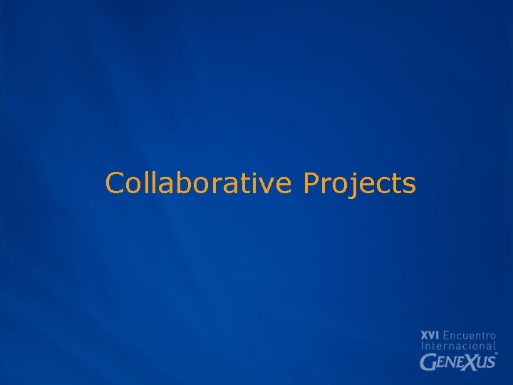 Collaborative Projects 