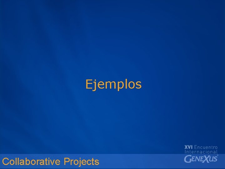 Ejemplos Collaborative Projects 