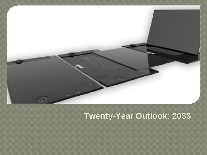 Twenty-Year Outlook: 2033 