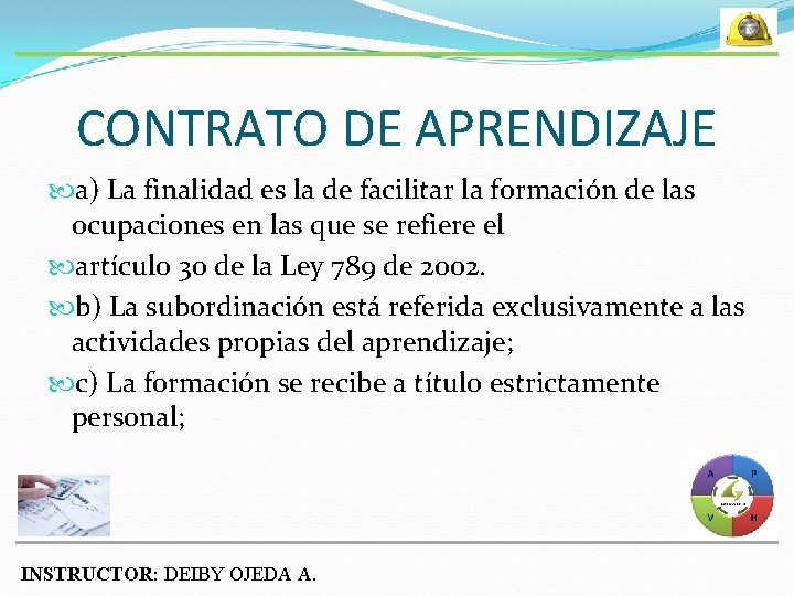 CONTRATO DE APRENDIZAJE a) La finalidad es la de facilitar la formación de las