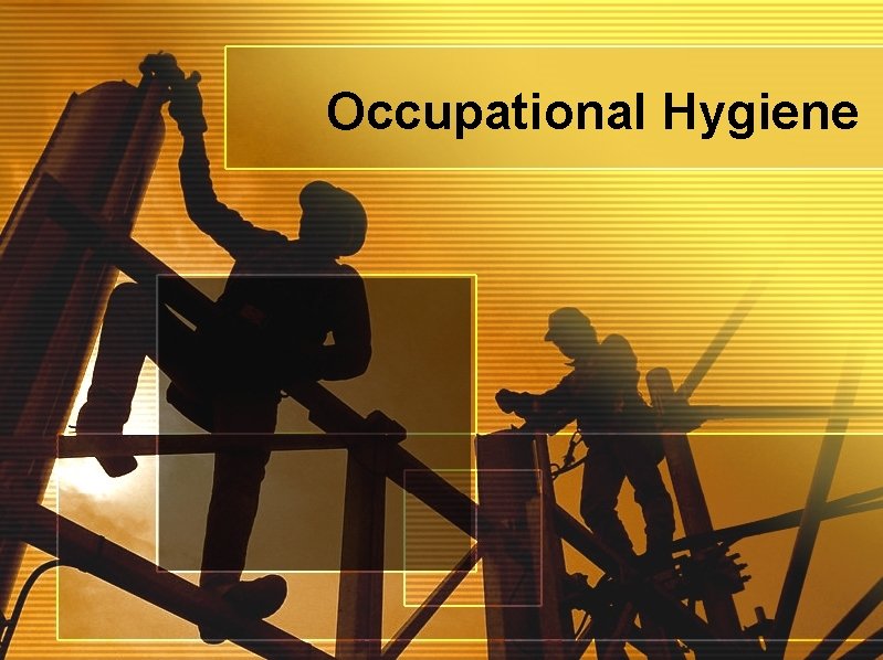 Occupational Hygiene 