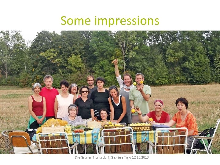 Some impressions Die Grünen Floridsdorf, Gabriele Tupy 12. 10. 2013 