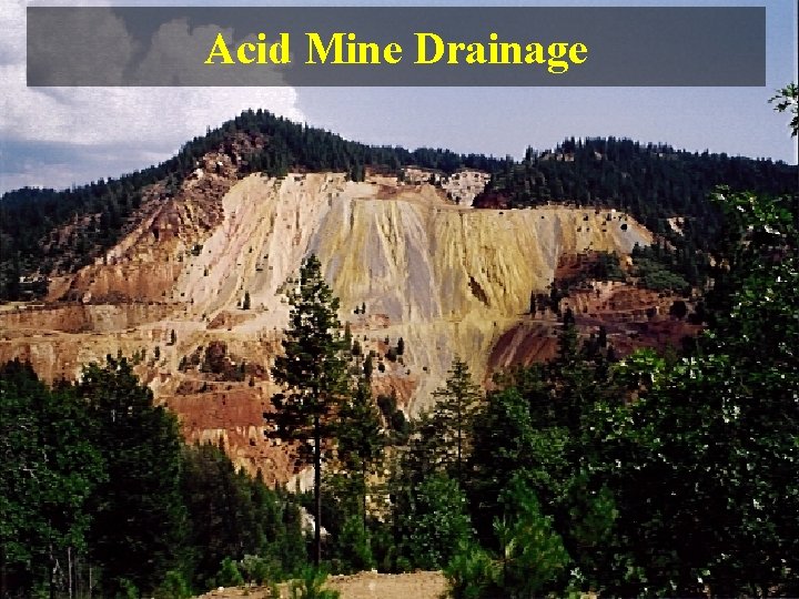 Acid Mine Drainage 