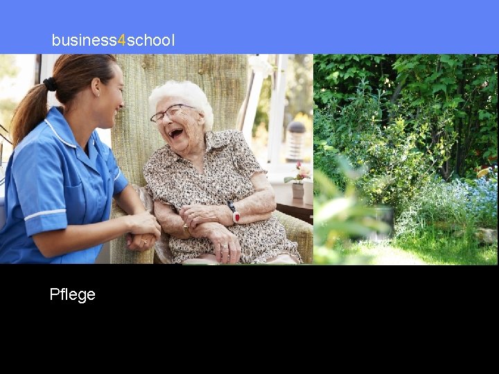 business 4 school Wirtschaft für die Schule Pflege 