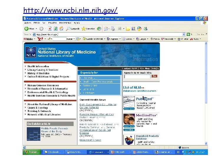 http: //www. ncbi. nlm. nih. gov/ 