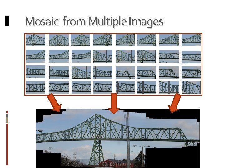 Mosaic from Multiple Images 