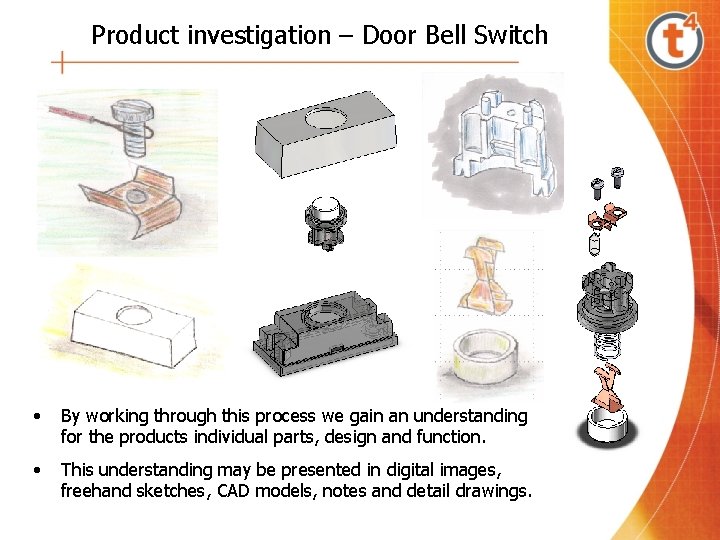 Product investigation – Door Bell Switch • By working through this process we gain
