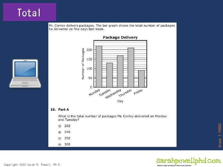 Grade 3 PARCC Total Copyright 2020 Sarah R. Powell, Ph. D. 