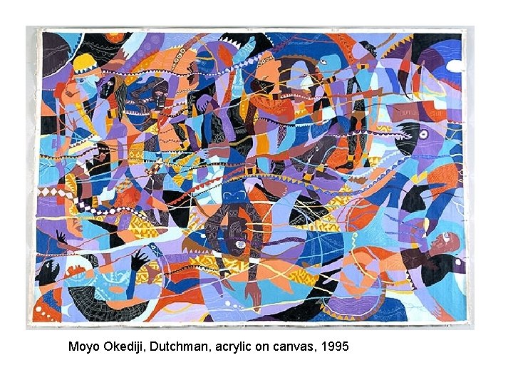 Moyo Okediji, Dutchman, acrylic on canvas, 1995 