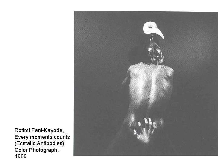 Rotimi Fani-Kayode, Every moments counts (Ecstatic Antibodies) Color Photograph, 1989 