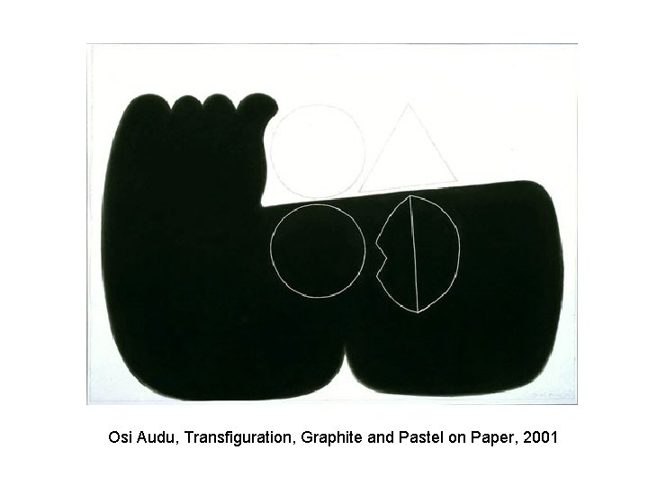 Osi Audu, Transfiguration, Graphite and Pastel on Paper, 2001 
