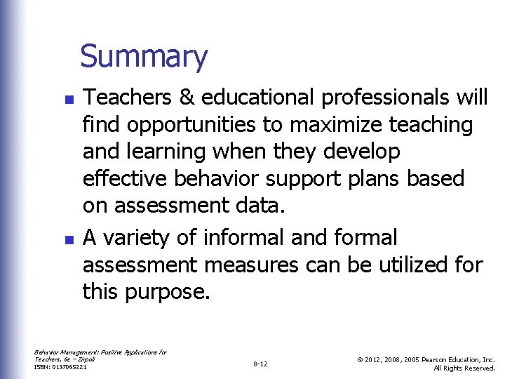 Summary n n Teachers & educational professionals will find opportunities to maximize teaching and