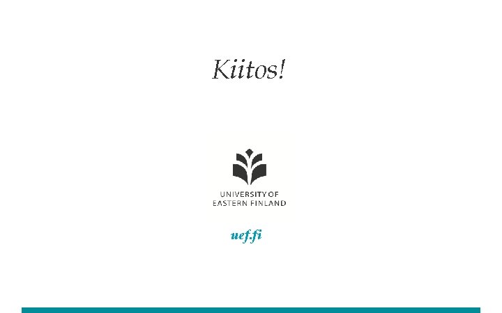 Kiitos! uef. fi 