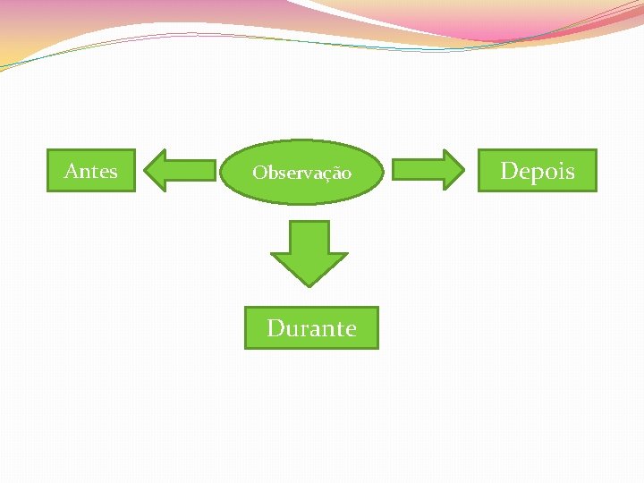 Antes Observação Durante Depois 