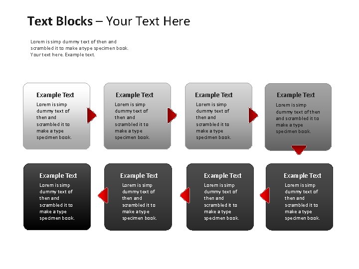 Text Blocks – Your Text Here Lorem is simp dummy text of then and