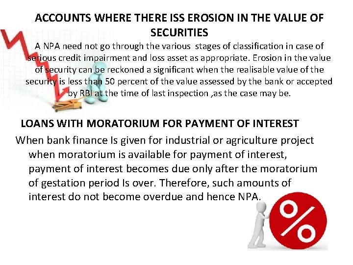 ACCOUNTS WHERE THERE ISS EROSION IN THE VALUE OF SECURITIES A NPA need not