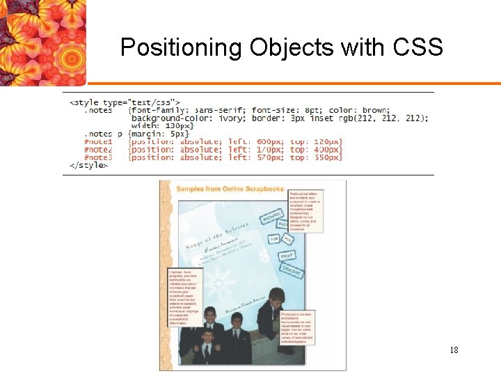 Positioning Objects with CSS New Perspectives on HTML, XHTML, and XML, Comprehensive, 3 rd