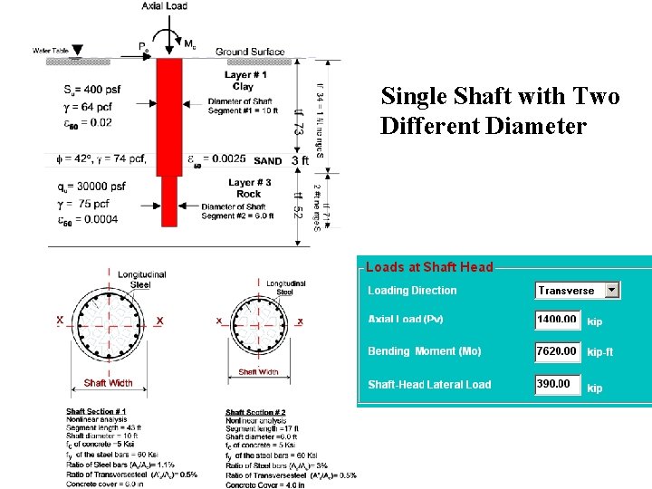 Single Shaft with Two Different Diameter 