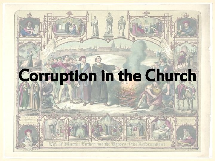 Corruption in the Church 