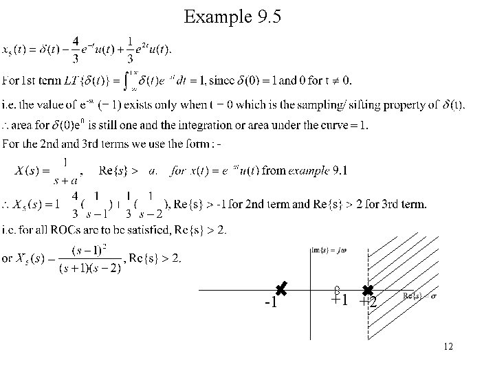 Example 9. 5 -1 +1 +2 12 