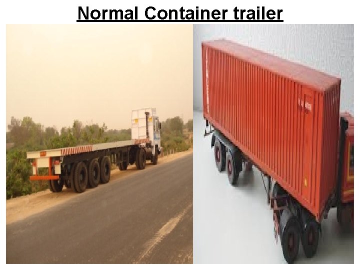 Normal Container trailer 