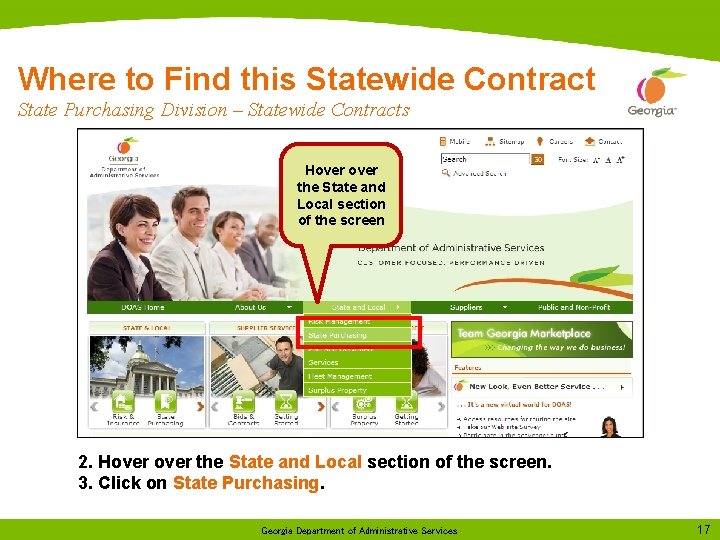 Where to Find this Statewide Contract State Purchasing Division – Statewide Contracts Hover the
