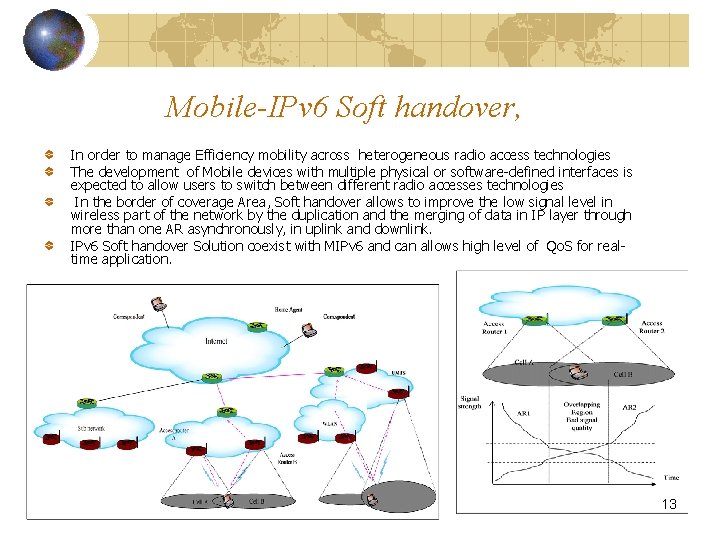 Mobile-IPv 6 Soft handover, In order to manage Efficiency mobility across heterogeneous radio access