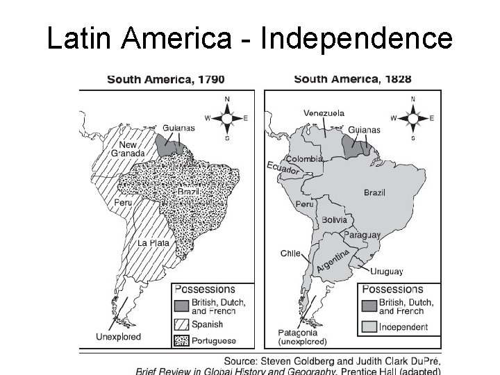 Latin America - Independence 
