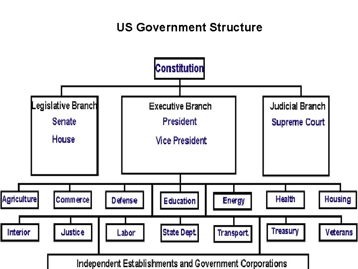 US Government Structure 