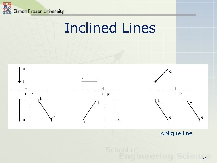 Inclined Lines oblique line 22 