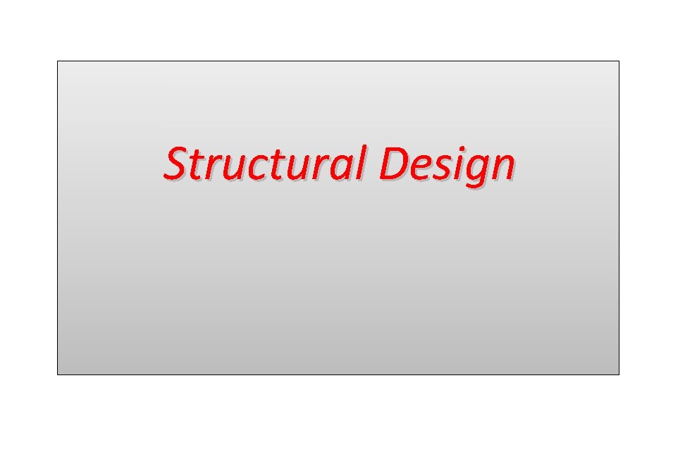 Structural Design 