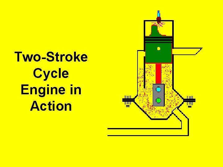 Two-Stroke Cycle Engine in Action 
