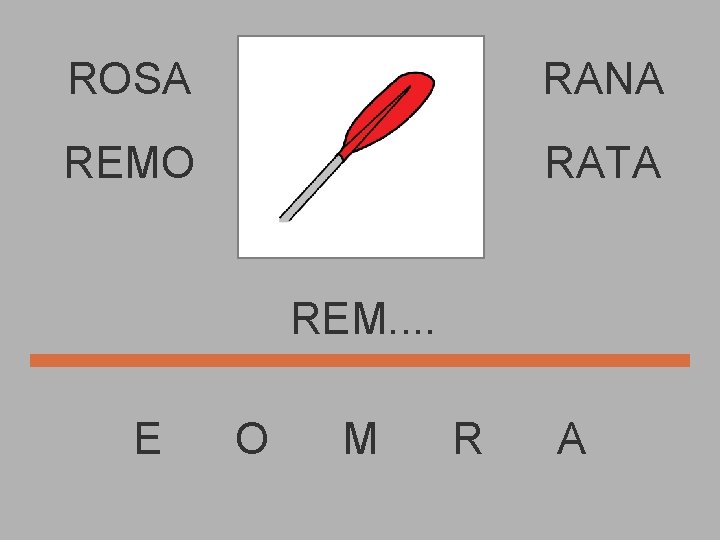 ROSA RANA REMO RATA REM. . E O M R A 