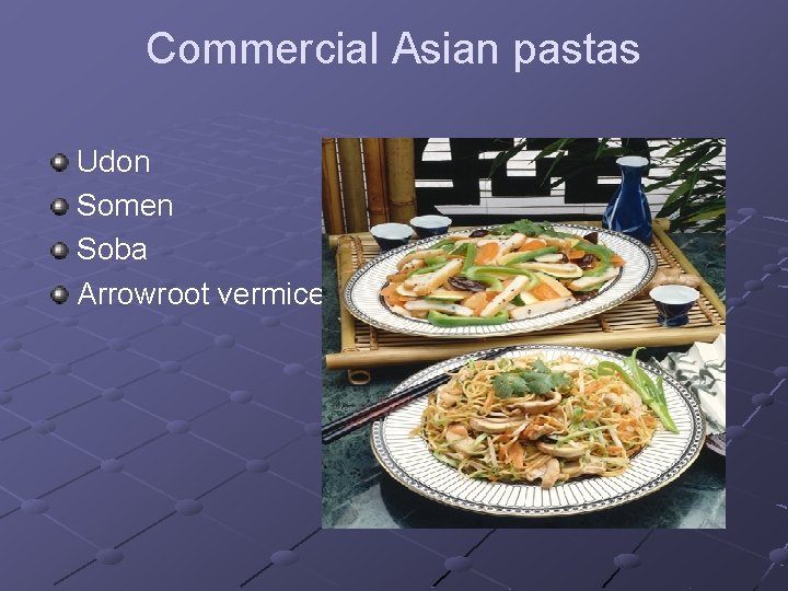 Commercial Asian pastas Udon Somen Soba Arrowroot vermicelli 