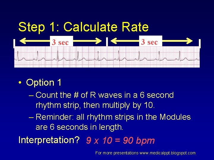 Step 1: Calculate Rate 3 sec • Option 1 – Count the # of Step 1: Calculate Rate 3 sec • Option 1 – Count the # of