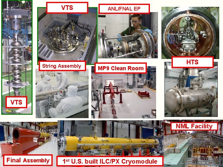 VTS String Assembly ANL/FNAL EP MP 9 Clean Room HTS VTS NML Facility Final