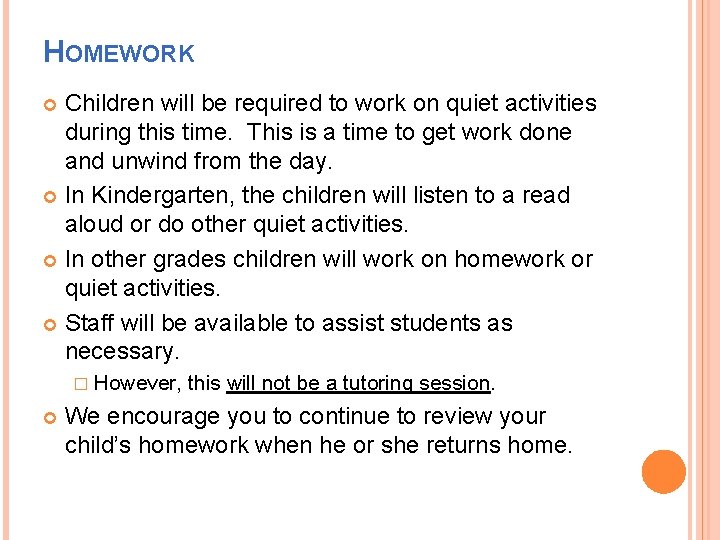 SYCAMORE CREEK ELEMENTARY BEFORE AND AFTER SCHOOL PROGRAM