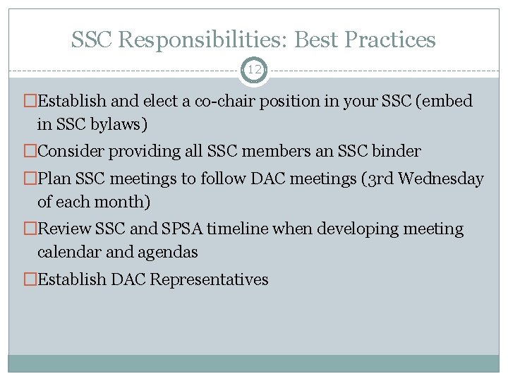 School Site Council Roles and Responsibilities FINANCIAL PLANNING