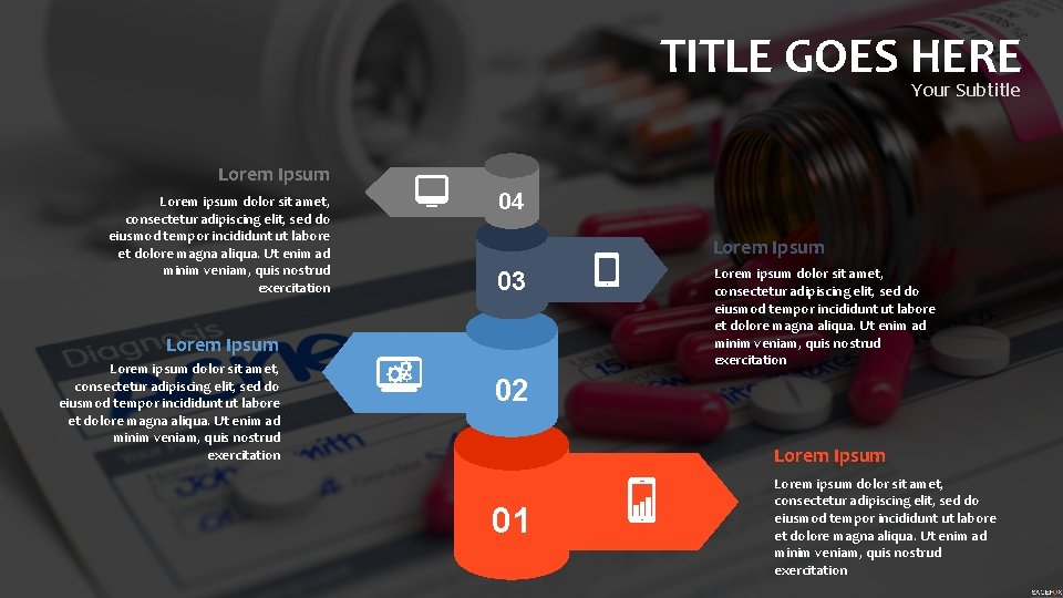 TITLE GOES HERE Your Subtitle Lorem Ipsum Lorem ipsum dolor sit amet, consectetur adipiscing