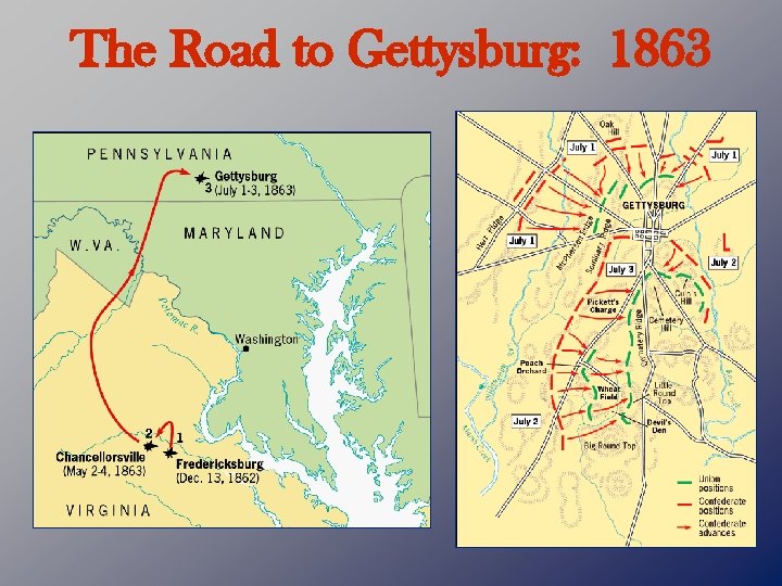 The Road to Gettysburg: 1863 