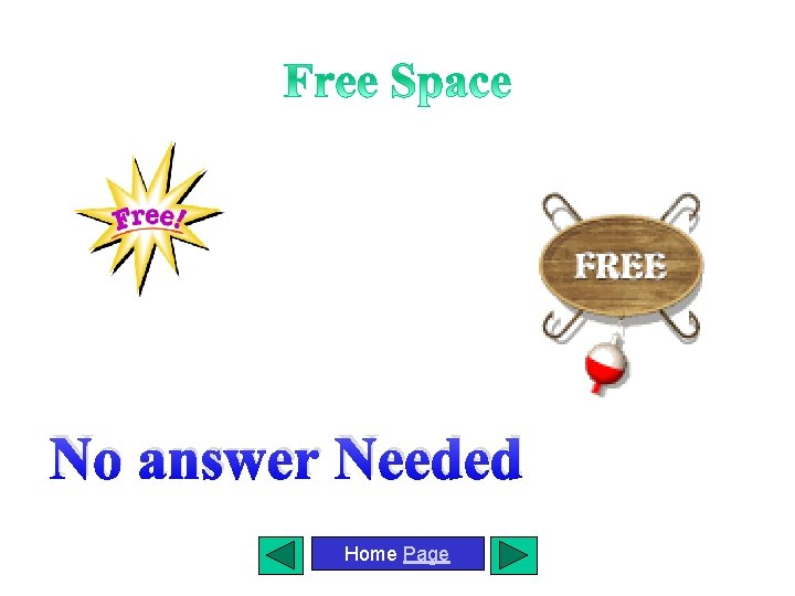 No answer Needed Home Page 