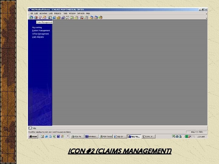 ICON #2 (CLAIMS MANAGEMENT) 