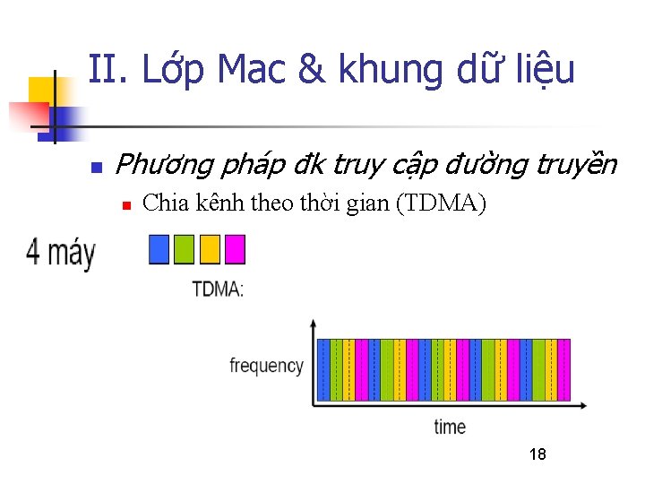 II. Lớp Mac & khung dữ liệu n Phương pháp đk truy cập đường