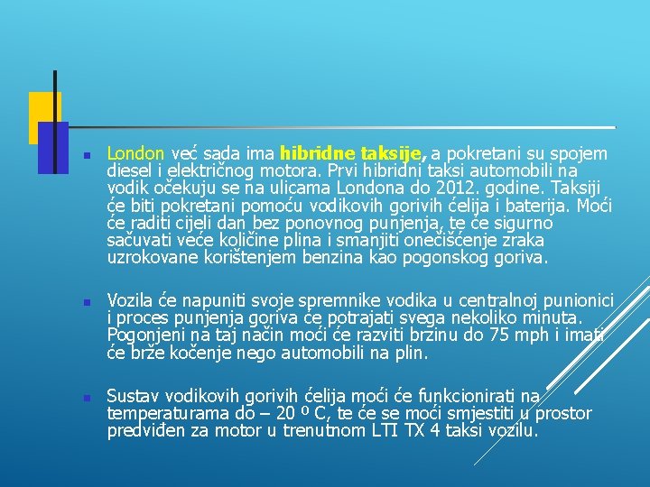  London već sada ima hibridne taksije, a pokretani su spojem diesel i električnog