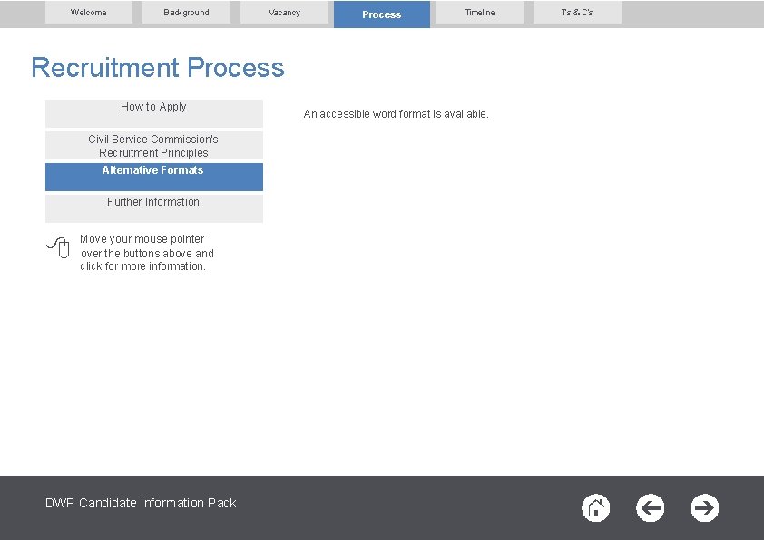 Welcome Background Vacancy Process Timeline Recruitment Process How to Apply Civil Service Commission’s Recruitment