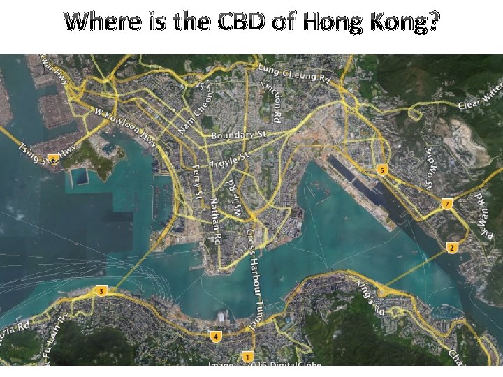 Where is the CBD of Hong Kong? 