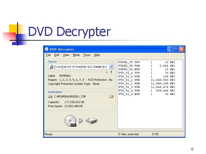 DVD Decrypter 6 
