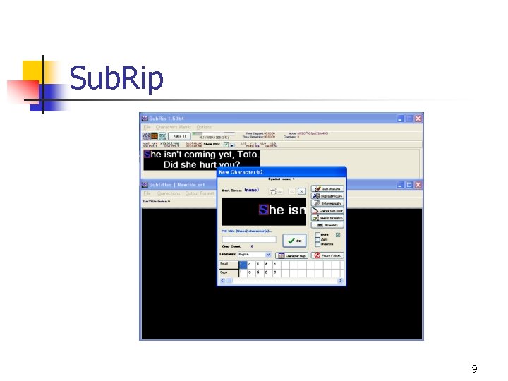 Sub. Rip 9 